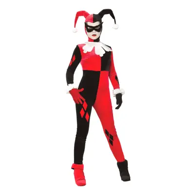Harley Quinn Classic Deluxe Maskeraddräkt - Small