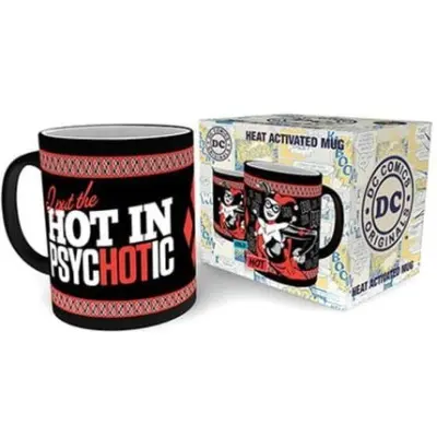 Harley Quinn - DC Comics Mugg - Psychotic - Heat Change Mug - för None - flerfärgad
