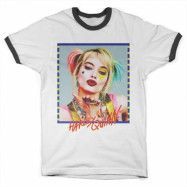 Harley Quinn Kiss Ringer Tee, T-Shirt