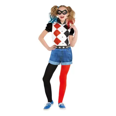 Harley Quinn Klassisk Barn Maskeraddräkt - XX-Large