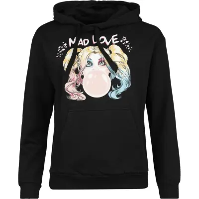 Suicide Squad - DC Comics Luvtröja - Harley Quinn - Mad Love - S L - för Dam - svart