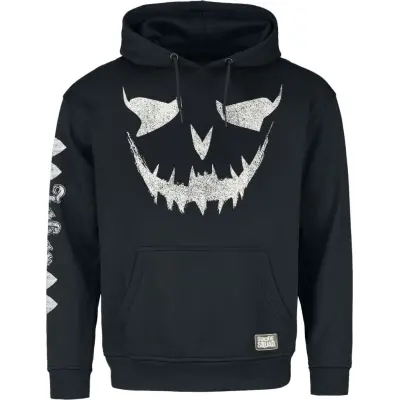 Batman - DC Comics Luvtröja - Suicide Squad - Joker Smile - S XXL - för Herr - svart