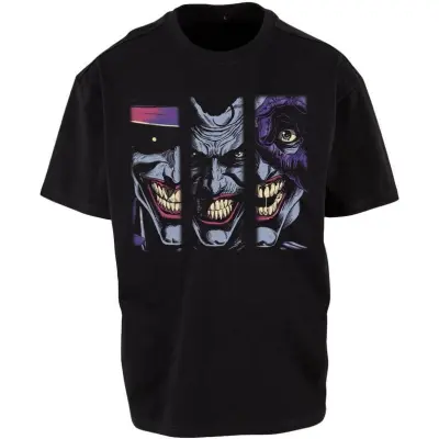 Batman - DC Comics T-shirt - Joker - Face Pillars - M 3XL - för Herr - svart