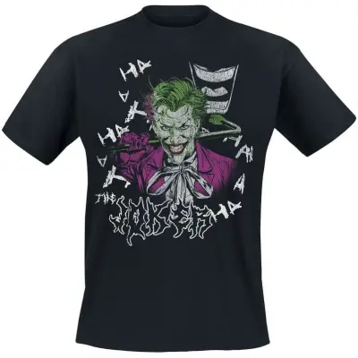 Batman - DC Comics T-shirt - The Joker - Ha Ha - M 3XL - för Herr - svart