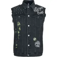 Batman - DC Comics Väst - The Joker The Clown Prince of Crime - S XXL - för Herr - svart denim