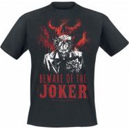 Batman T-shirt - Beware Of The Joker - S 3XL - för Herr - svart