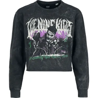 Ice Nine Kills Sweatshirt - Joker Punk - S XXL - för Dam - antracit