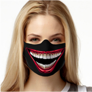 Joker Smile Face Mask, TEXTILE FACE MASK