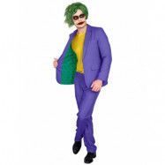 Jokern-Inspirerad Lila Kostymdräkt