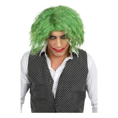 Jokern Peruk Knallgrön - One size