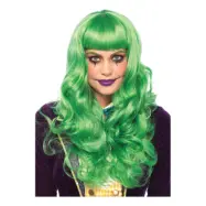 Wicked Joker Grön Deluxe Peruk