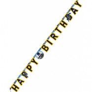 Licensierad Batman Happy Birthday Banner