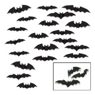 Stora Fladdermöss Dekoration - 20-pack