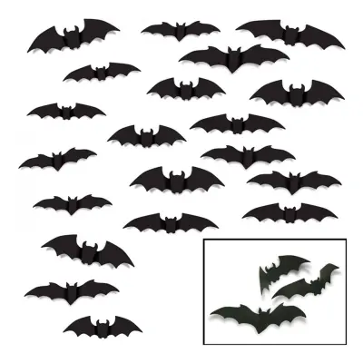 Stora Fladdermöss Dekoration - 20-pack