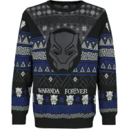 Black Panther - Disney Christmas jumper - Wakanda Forever - XL XXL - för Herr - flerfärgad