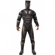 Black Panther Maskeraddräkt Vuxen Deluxe