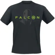 Captain America - Marvel T-shirt - Falcon - S 5XL - för Herr - svart