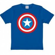 Marvel Captain America Sköld T-Shirt Barn Blå