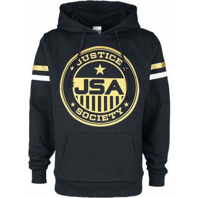 Black Adam - DC Comics Luvtröja - JSA Justice Society - S M - för Herr - svart