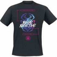 Blue Beetle - DC Comics T-shirt - Logo - S M - för Herr - svart