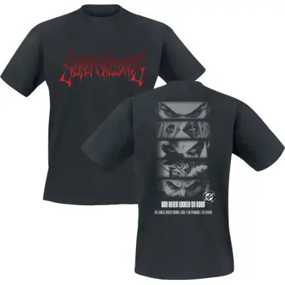 Justice League - DC Comics T-shirt - Super Villains - M 3XL - för Herr - svart