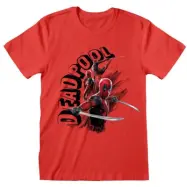 Deadpool 3 - Anime T-shirt - S XXL - för Herr - röd