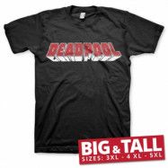 Deadpool Distressed Logo Big & Tall T-Shirt, T-Shirt