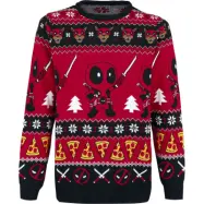 Deadpool - Marvel Christmas jumper - Wish You A Deadpool Christmas - M 3XL - för Herr - flerfärgad
