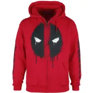 Deadpool - Marvel Luvjacka - Deadpool - Logo - S XXL - för Herr - röd