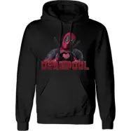 Deadpool - Marvel Luvtröja - Heart U - S XXL - för Herr - svart