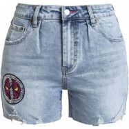 Deadpool - Marvel Shorts - 90 - 27 28 - för Dam - denim/blå