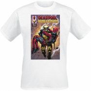 Deadpool - Marvel T-shirt - 3 - Deadpool And Wolverine - In Love Escape - S 3XL - för Herr - vit