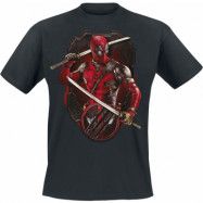 Deadpool - Marvel T-shirt - 3 - Deadpool And Wolverine - Ready To Fight - S 5XL - för Herr - svart