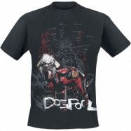 Deadpool - Marvel T-shirt - 3 - Dogpool - S 3XL - för Herr - svart