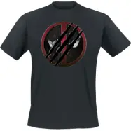 Deadpool - Marvel T-shirt - 3 - Logo - S L - för Herr - svart
