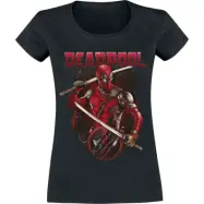 Deadpool - Marvel T-shirt - 3 - Ready For Deadpool - S XL - för Dam - svart