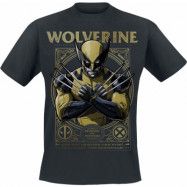 Deadpool - Marvel T-shirt - 3 - Wolverine - S XXL - för Herr - svart