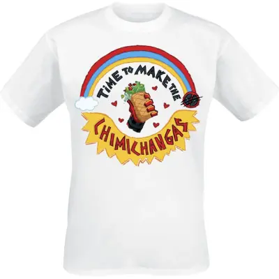 Deadpool - Marvel T-shirt - Chimichangas - S L - för Herr - vit