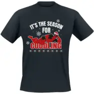 Deadpool - Marvel T-shirt - Cuddling - S XXL - för Herr - svart
