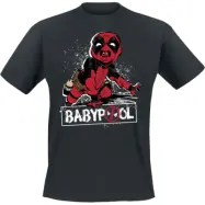 Deadpool - Marvel T-shirt - Deadpool And Wolverine - Babypool - S XXL - för Herr - svart