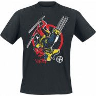 Deadpool - Marvel T-shirt - Deadpool And Wolverine - M XXL - för Herr - svart