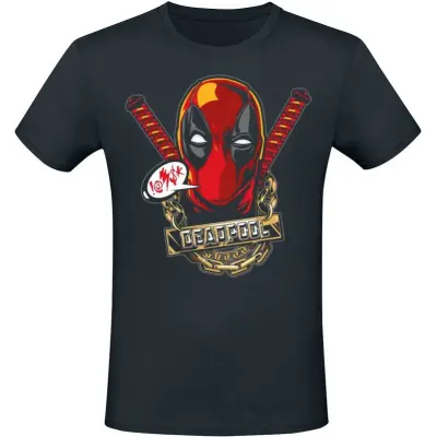 Deadpool - Marvel T-shirt - Gangster - S XXL - för Herr - svart