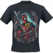 Deadpool - Marvel T-shirt - Lollipop - M 3XL - för Herr - svart