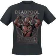 Deadpool - Marvel T-shirt - Maximum Effort - S 5XL - för Herr - svart