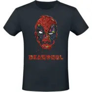Deadpool - Marvel T-shirt - Splatter Logo - S XXL - för Herr - svart