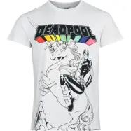 Deadpool - Marvel T-shirt - Unicorn - S 3XL - för Herr - vit