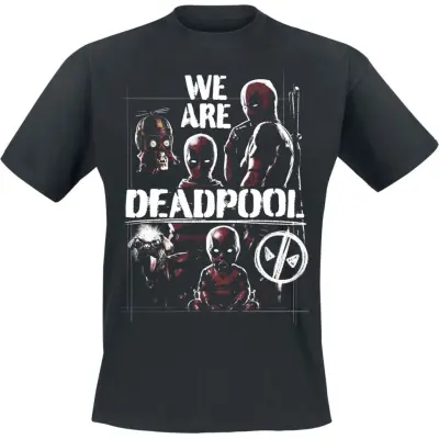 Deadpool - Marvel T-shirt - We Are Deadpool - M XL - för Herr - svart