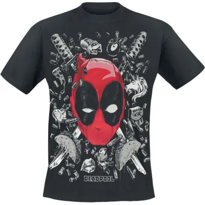 Deadpool - Marvel T-shirt - Weird World - M 3XL - för Herr - svart