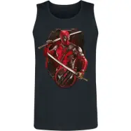 Deadpool - Marvel Topp - Deadpool & Wolverine - Ready To Fight - S XXL - för Herr - svart