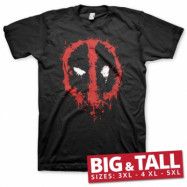 Deadpool Splash Icon Big & Tall T-Shirt, T-Shirt